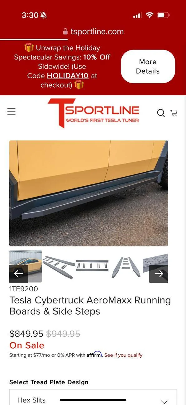 Tesla Cybertruck Non-Sponsored Running Board Reviews? IMG_3818
