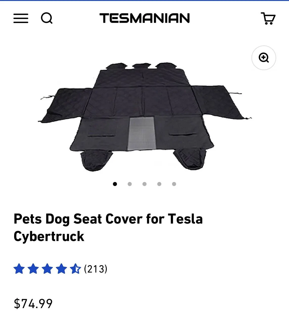 Tesla Cybertruck I joined the Cybertruck Family today / Protecting center console and screen from dog? IMG_1190