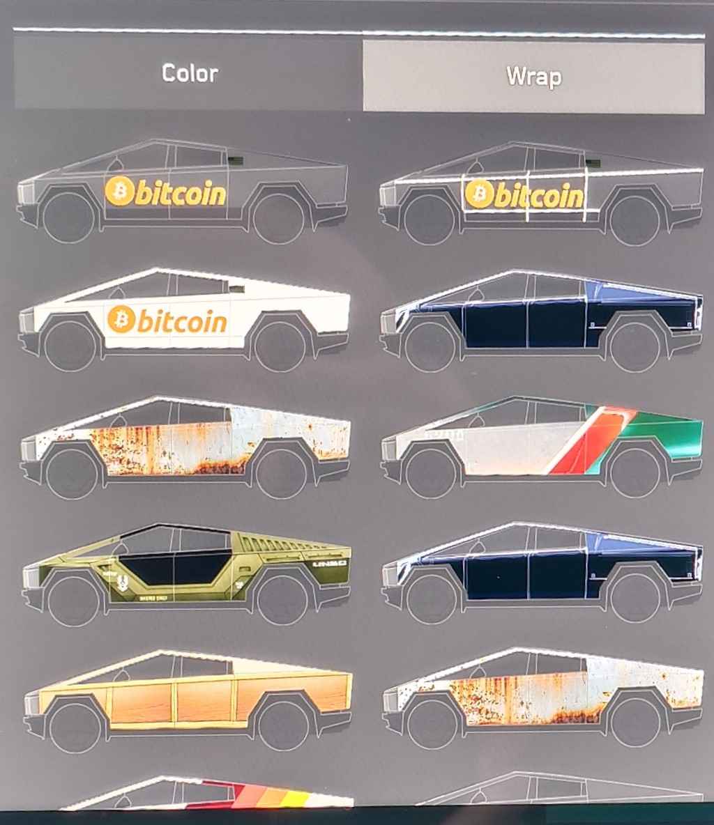 Tesla Cybertruck New Custom Wraps Images on Screen Feature Works Great! - Show Yours! design_show