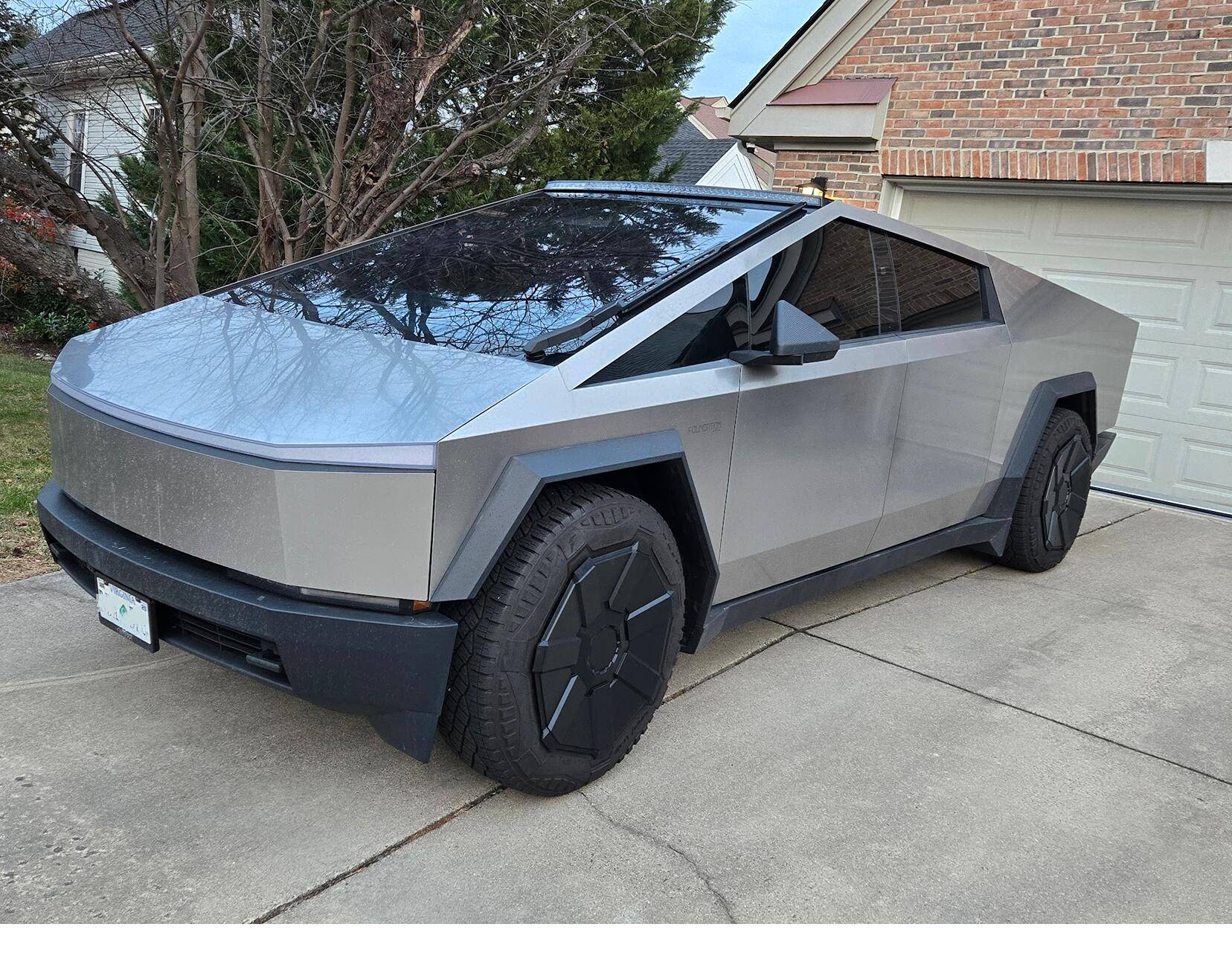 Tesla Cybertruck My Beast is complete! How I got my light bar and wheel covers beast-gear