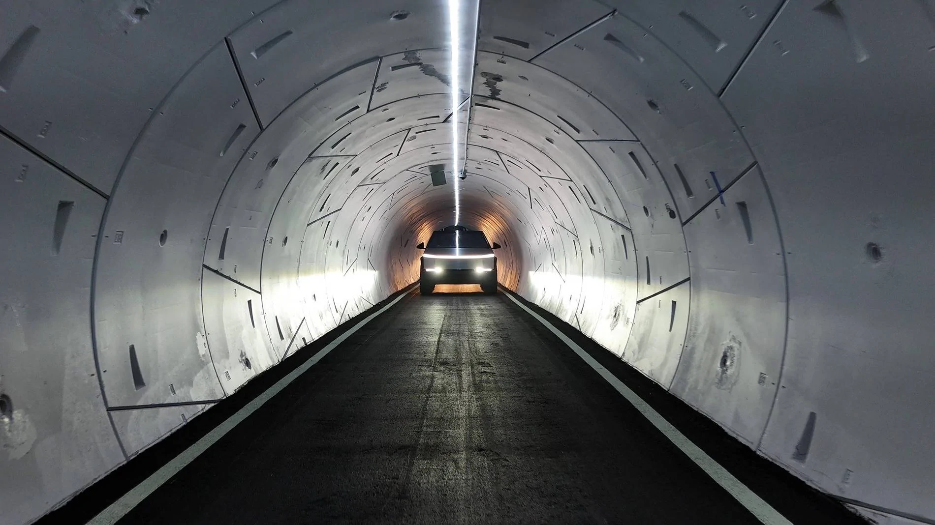 Tesla Cybertruck Birthing Tunnel (Cybertunnel) at Giga Texas gets steel exoskeleton Tesla-Giga-Texas-Cybertruck-Cybertunnel