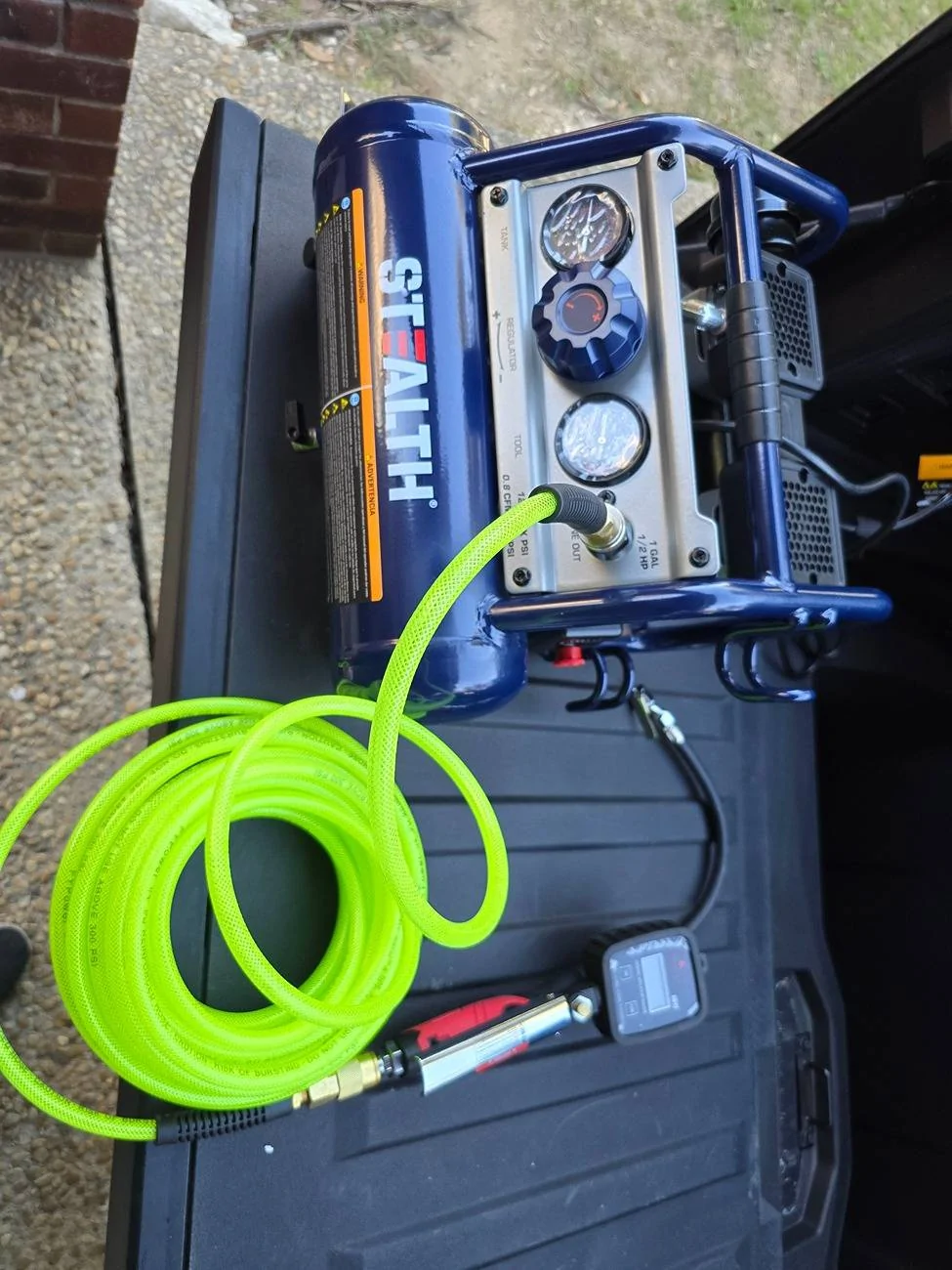 Tesla Cybertruck Tire Inflator….may be over kill but works great. 1735423891485369010253923281247
