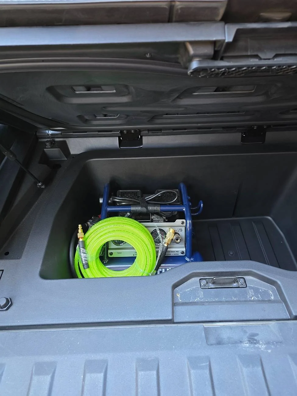 Tesla Cybertruck Tire Inflator….may be over kill but works great. 17354243749007508271354969621632