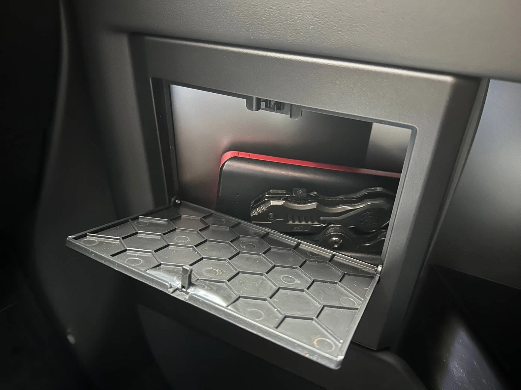 Tesla Cybertruck Door storage box IMG_7503