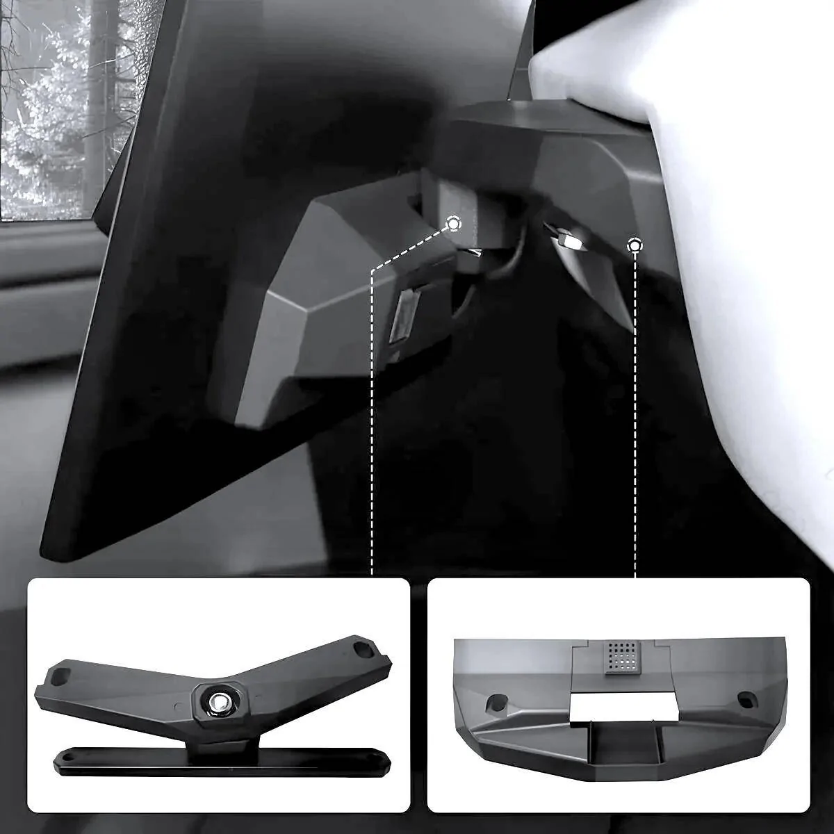 Tesla Cybertruck 🚨RPM TESLA New Product Alert🚨 - Cybertruck Dual Axis Swiveling Display Mount Kit 1735594911247-mh
