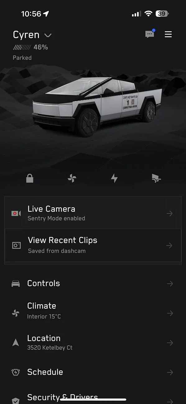 Tesla Cybertruck New Custom Wraps Images on Screen Feature Works Great! - Show Yours! IMG_0005