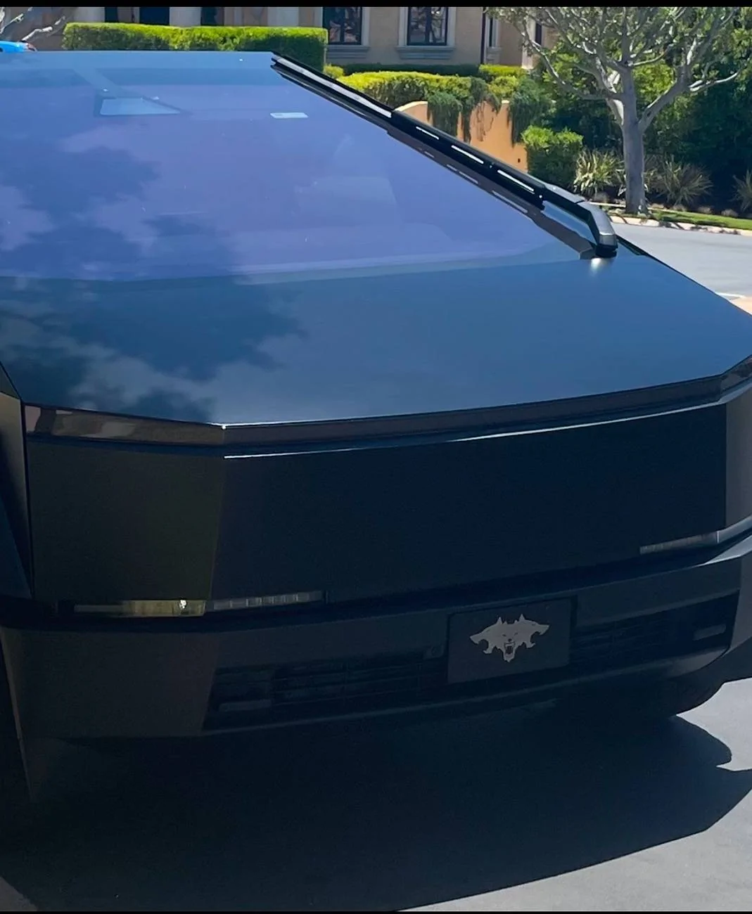 Tesla Cybertruck Front License Plate in California IMG_2628