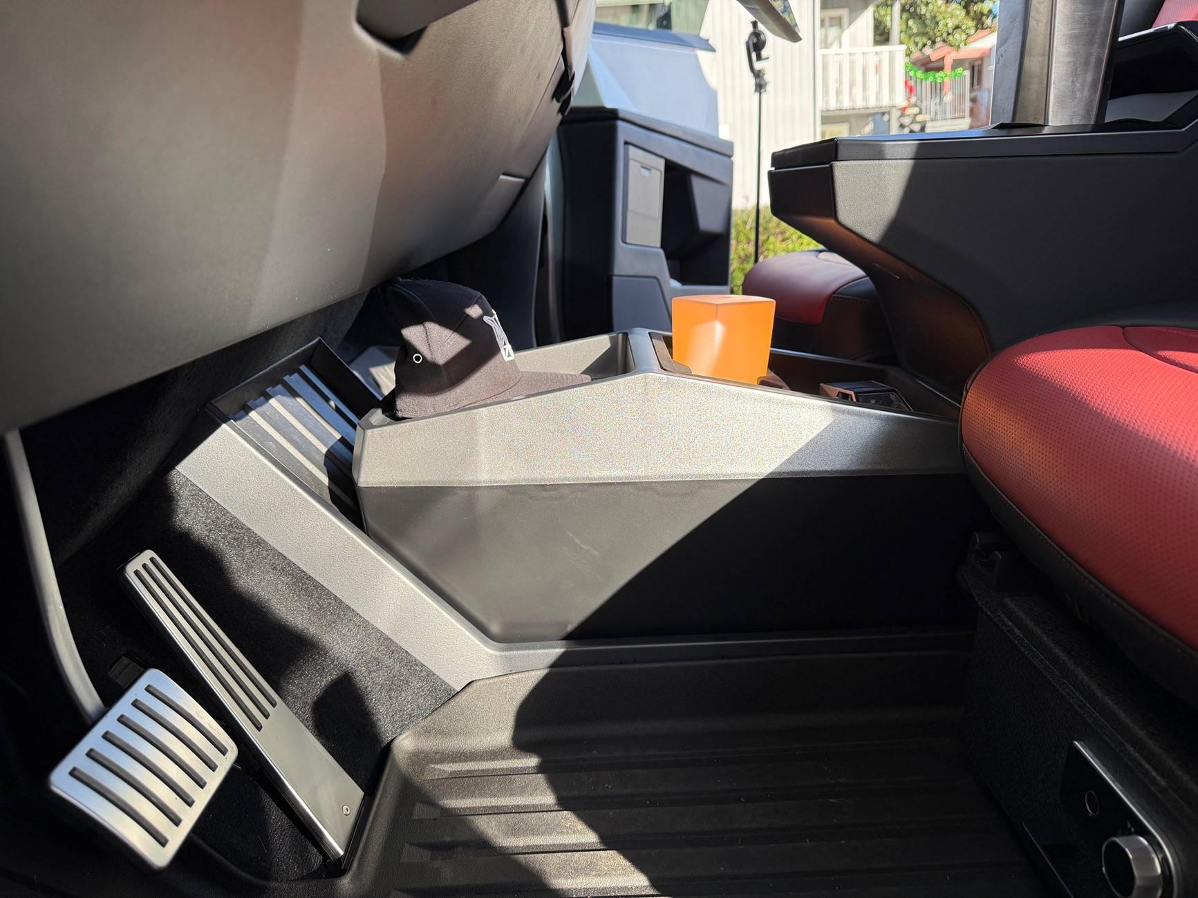 Tesla Cybertruck Biggest and Best Cyber Center Console Floor Organizer by TesStudio [Review] IMG_1722