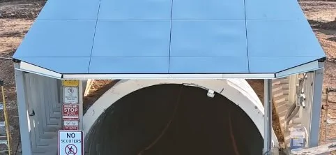 Tesla Cybertruck Birthing Tunnel (Cybertunnel) at Giga Texas gets steel exoskeleton ggghfgrwgaadd9q-jpeg