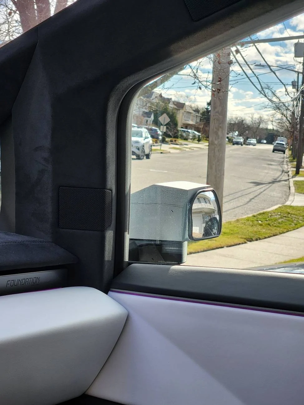 Tesla Cybertruck Street Legal Aftermarket Side Mirror installed 20250102_120648