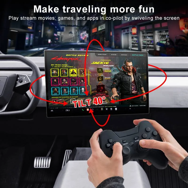 Tesla Cybertruck Screen Swivel Mount by Hansshow With Special Offer 1735899975948-uv