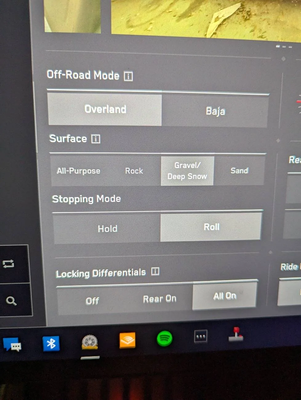 Tesla Cybertruck Settings for Snow Driving PXL_20250103_193502396