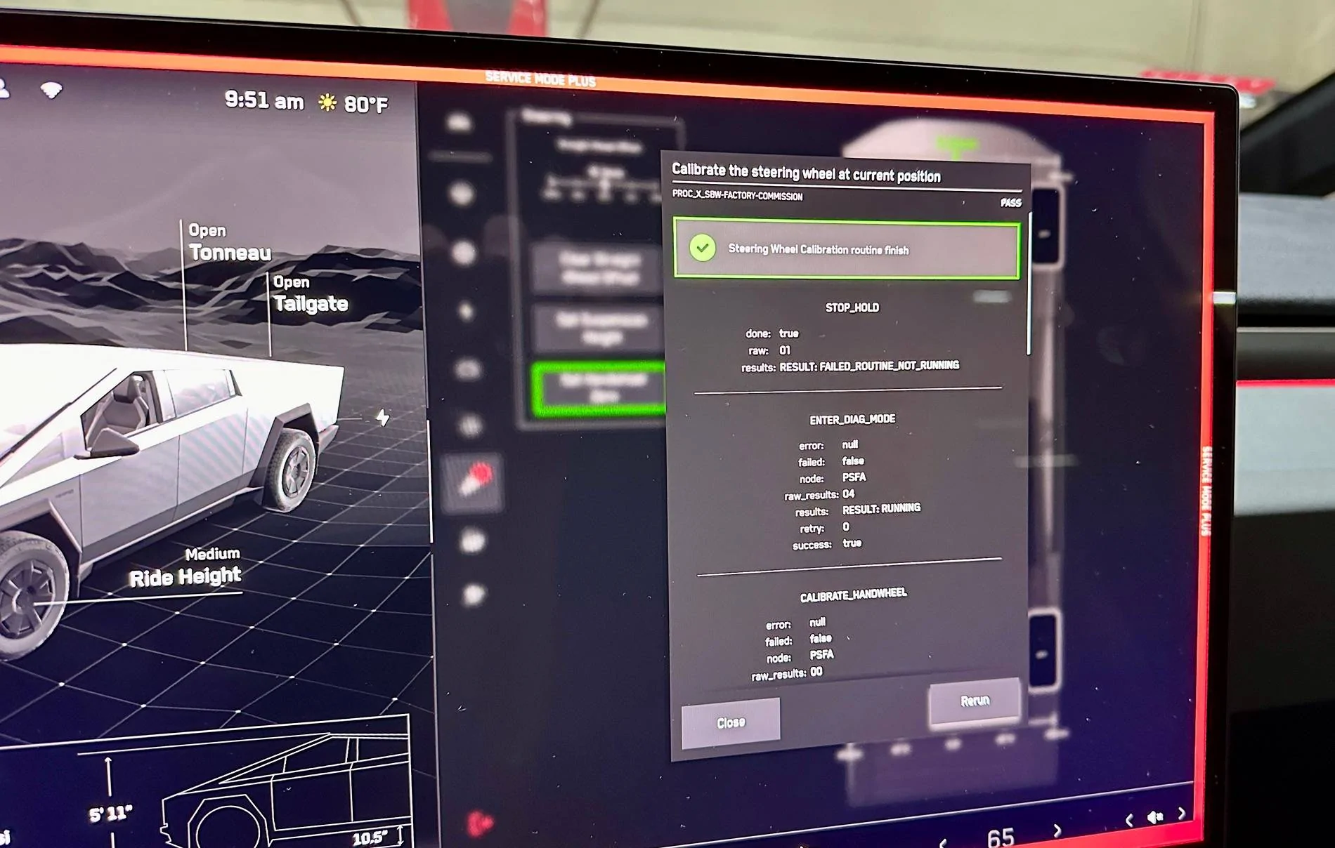 Tesla Cybertruck 6000 mile tire and alignment check IMG_5815