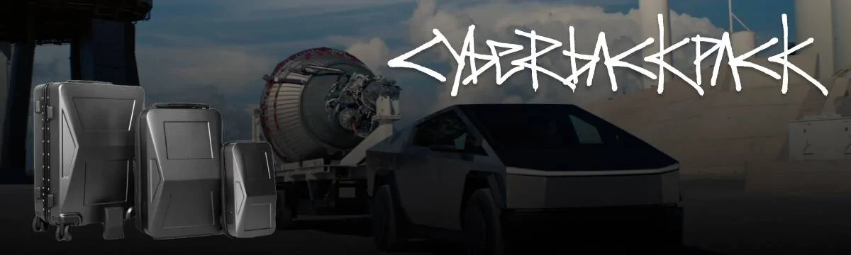 Tesla Cybertruck 🚨 CYBERBACKPACK New Product Alert 🚨 - Cybertruck Anti-Theft Backpacks, Luggage & Travel Accessories Tesla-Cybertruck-Backpack