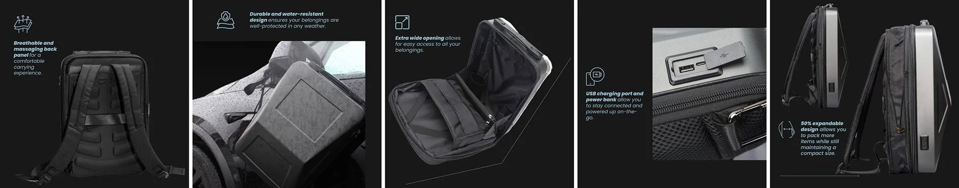 Tesla Cybertruck 🚨 CYBERBACKPACK New Product Alert 🚨 - Cybertruck Anti-Theft Backpacks, Luggage & Travel Accessories tesla-cybertruck-travel-backpack-luggage-anti-theft-accessories