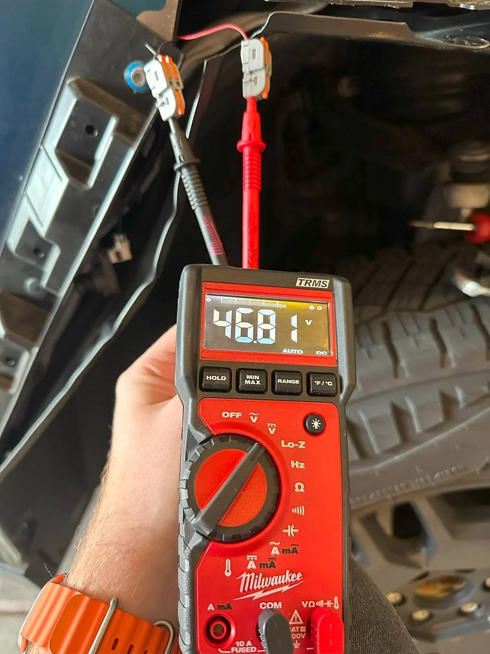 Tesla Cybertruck How to Hook Up Aftermarket Lightbar With DRL - Install DIY IMG_8877