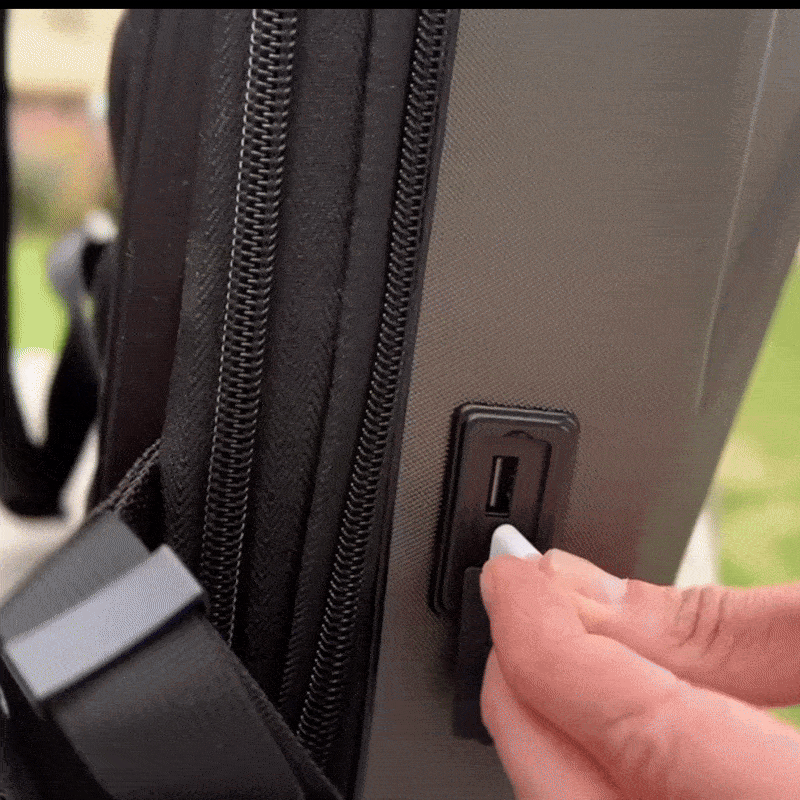 Tesla Cybertruck 🚨 CYBERBACKPACK New Product Alert 🚨 - Cybertruck Anti-Theft Backpacks, Luggage & Travel Accessories DAC79B96-06CB-4B76-AE65-5A3014C8966A-ezgif.com-optimize