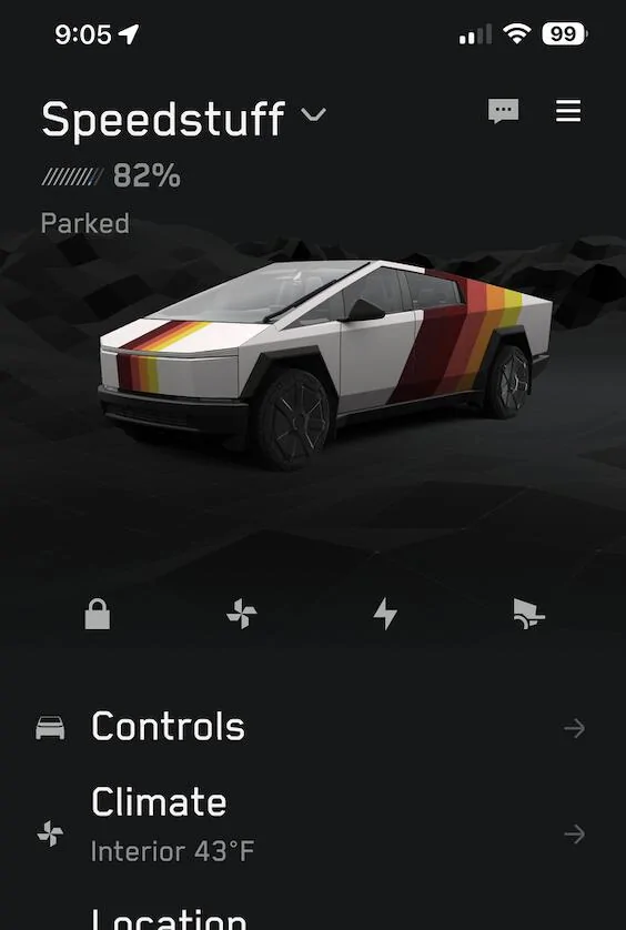 Tesla Cybertruck Retro style wrap - Has anyone seen this wrap in the flesh? Screenshot 2025-01-05 at 9.06.42 AM