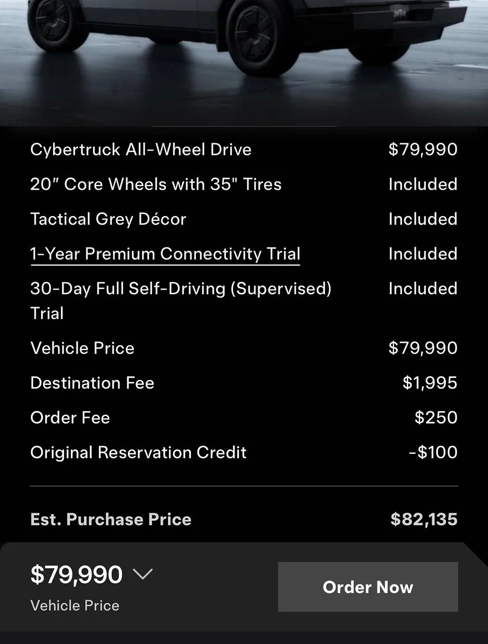 Tesla Cybertruck 2025 Cybertruck now listed as eligible for $7500 federal tax credit IMG_7797