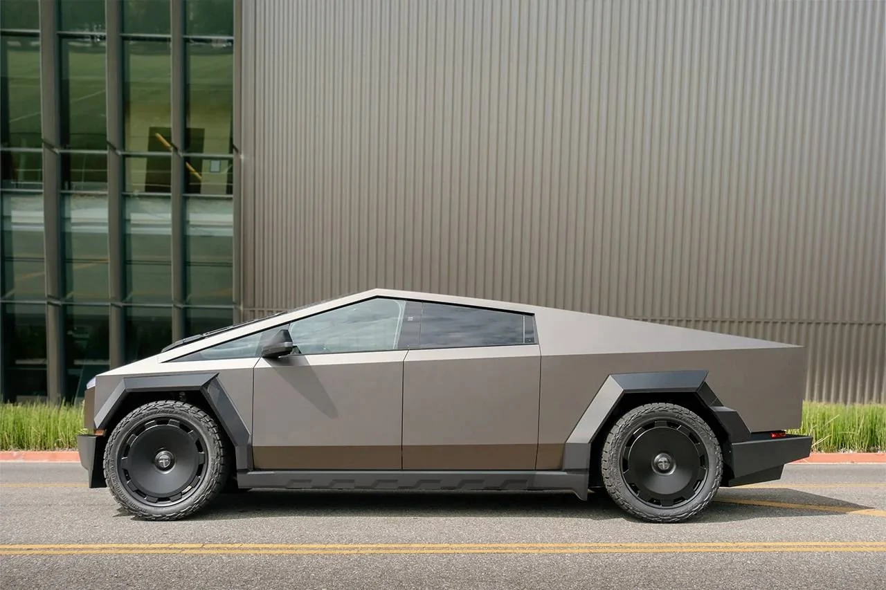 Tesla Cybertruck Introducing New Carbon Fiber Wide Body Package -- T Sportline cf 1