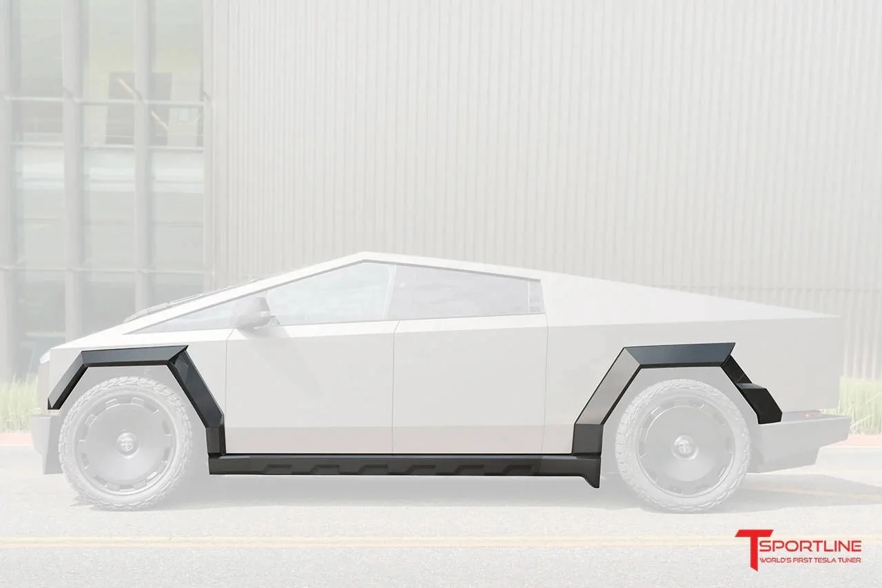 Tesla Cybertruck Introducing New Carbon Fiber Wide Body Package -- T Sportline cf 2