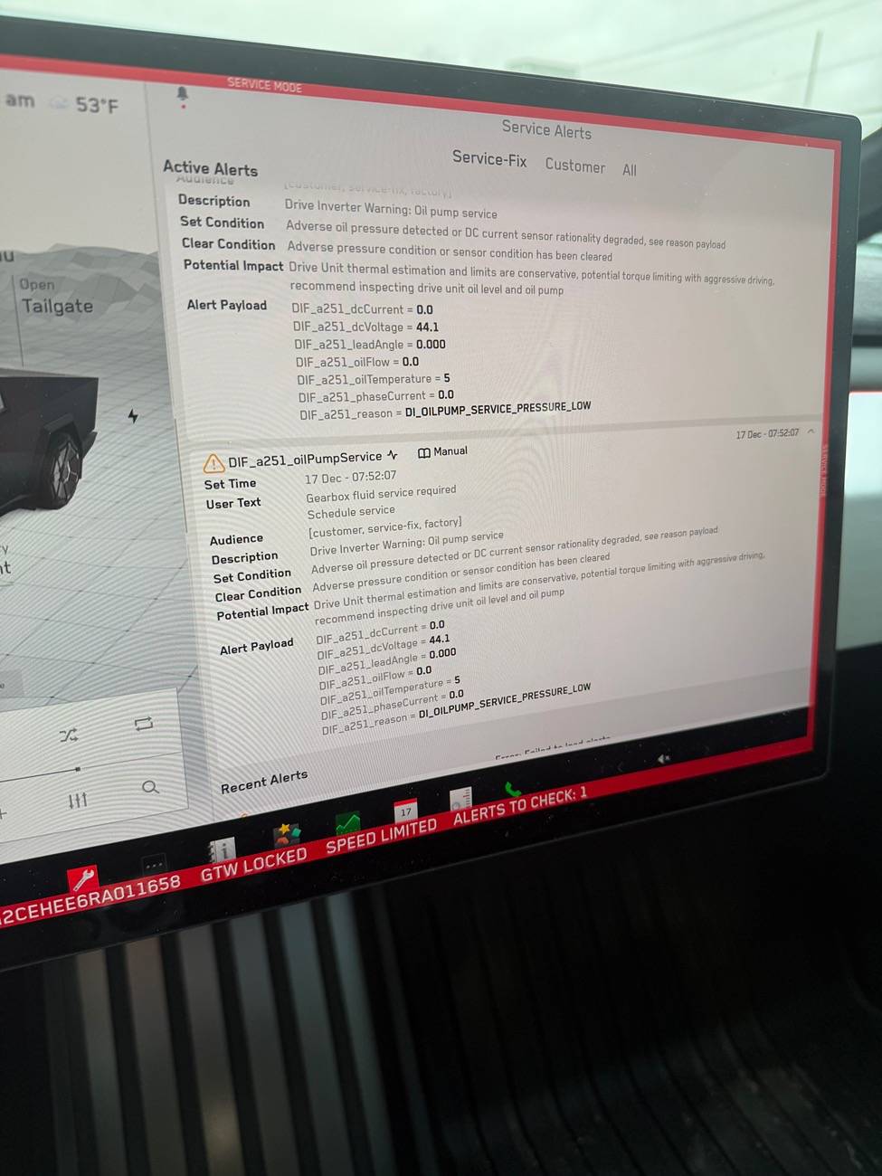 Tesla Cybertruck Gearbox fluid service recommended - DIF_a251 IMG_0273