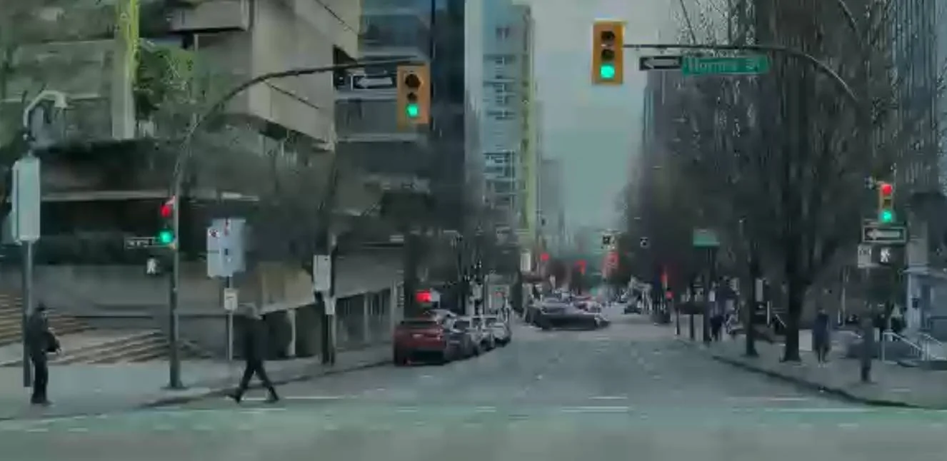 Tesla Cybertruck Guy walks into traffic while on his phone. Kicks my CB. SmartSelect_20250108_154053_Firefox