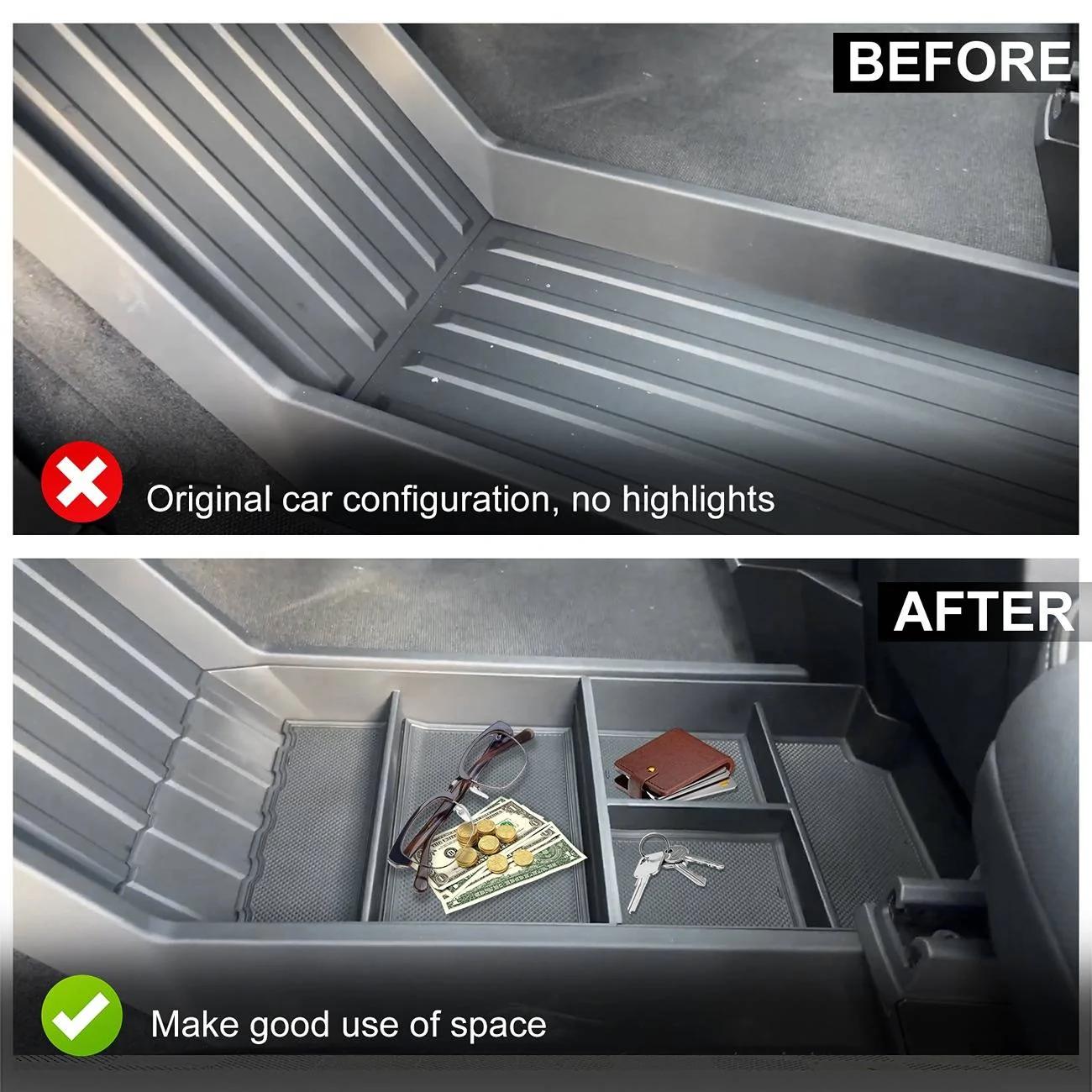 Tesla Cybertruck What's New on EVBASE Amazon-B&C Pillar PPF Film/Pet Seat Covers/Storage Trays 1