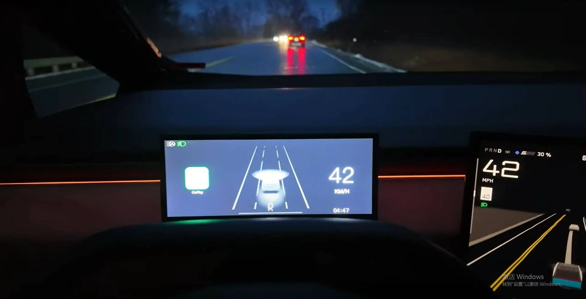 Tesla Cybertruck Hansshow Apple Carplay Dashboard Screen For Cybertruck 1736419107450