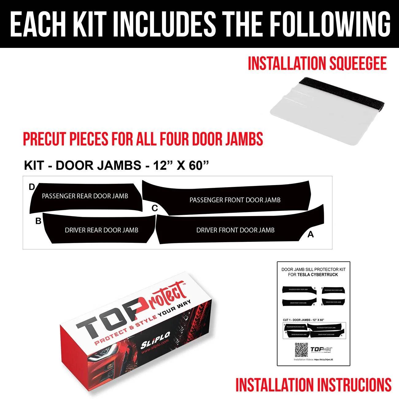 Tesla Cybertruck (3 Days Left): ⏳ Just 3 Days Left to Save 20% on Cybertruck Protection Panels! 🚘💥 cybertruck-door-jamb-protective-film-install