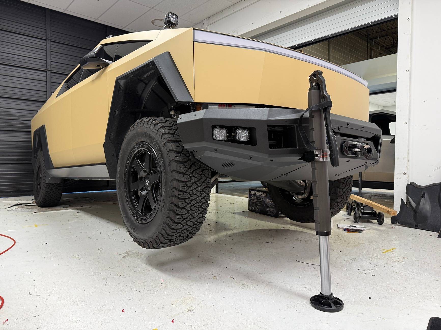 Tesla Cybertruck Introducing T Sportline CTX Extreme Duty Front Bumper with Integrated Winch (High-Output) & Lighting IMG_2187.JPG
