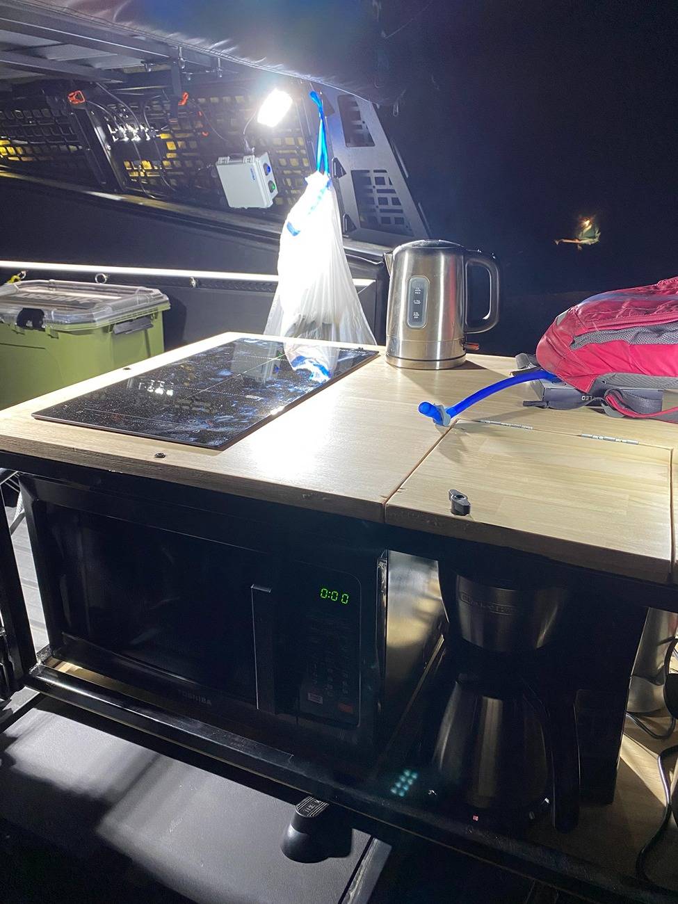 Tesla Cybertruck Ultimate Glamping Machine: Custom Slide-Out Kitchen with Urander Rack & 4-Person Tent! 2