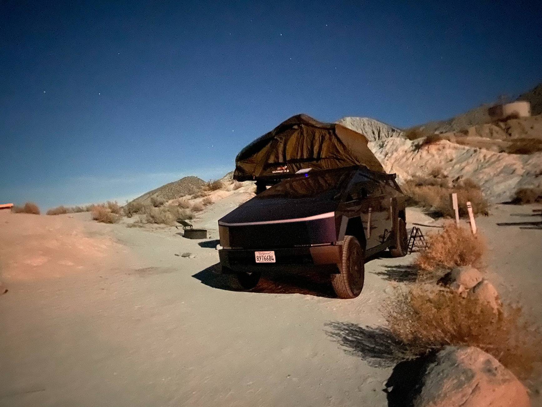 Tesla Cybertruck Ultimate Glamping Machine: Custom Slide-Out Kitchen with Urander Rack & 4-Person Tent! 4