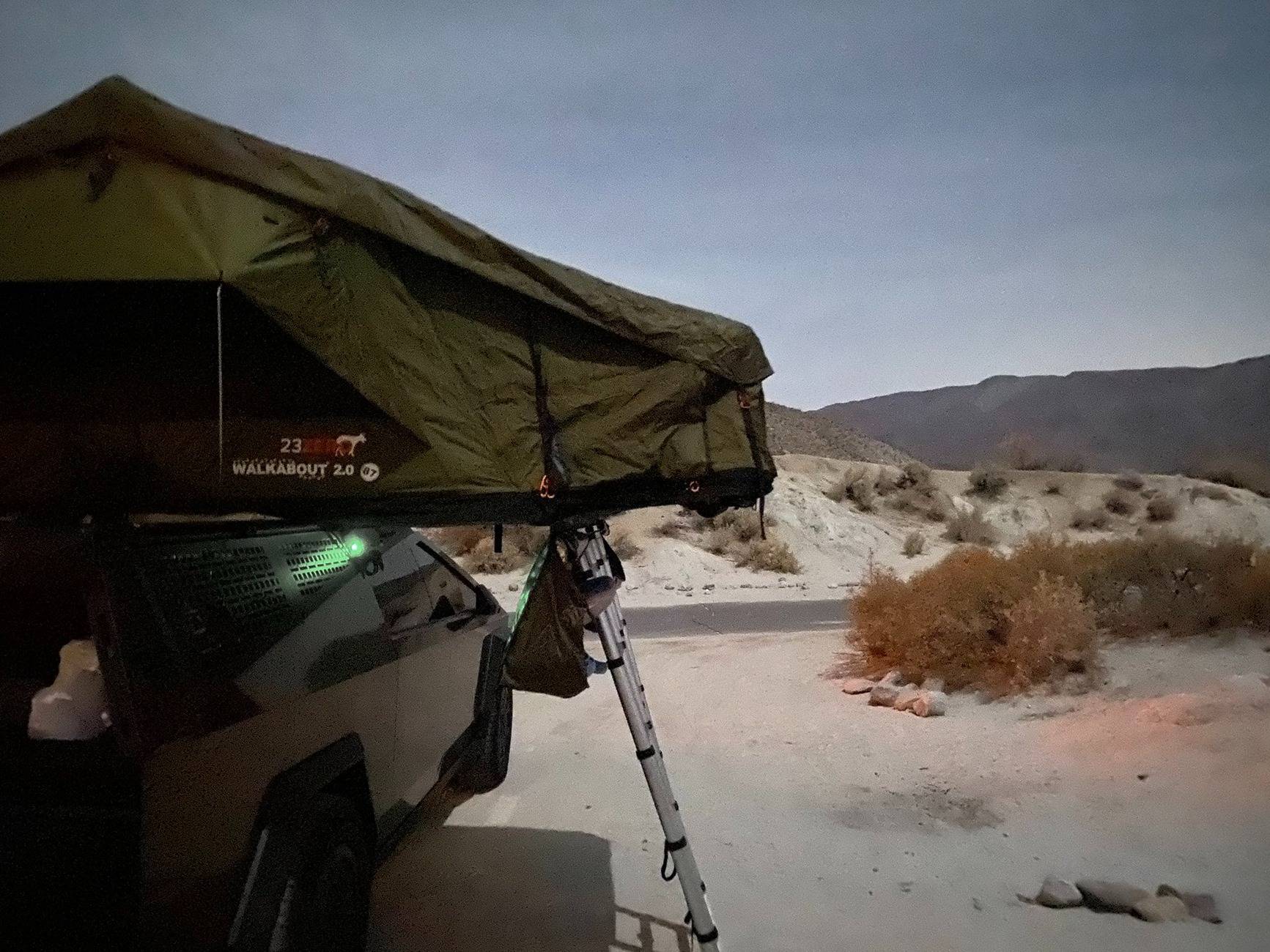 Tesla Cybertruck Ultimate Glamping Machine: Custom Slide-Out Kitchen with Urander Rack & 4-Person Tent! 7