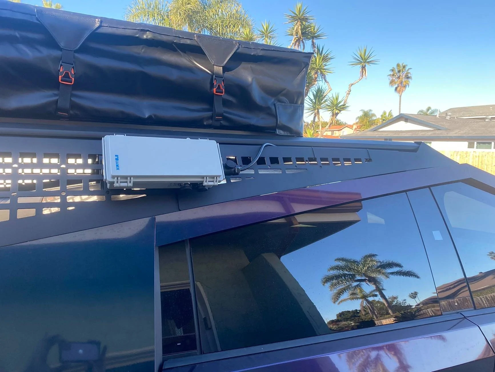 Tesla Cybertruck Ultimate Glamping Machine: Custom Slide-Out Kitchen with Urander Rack & 4-Person Tent! 8