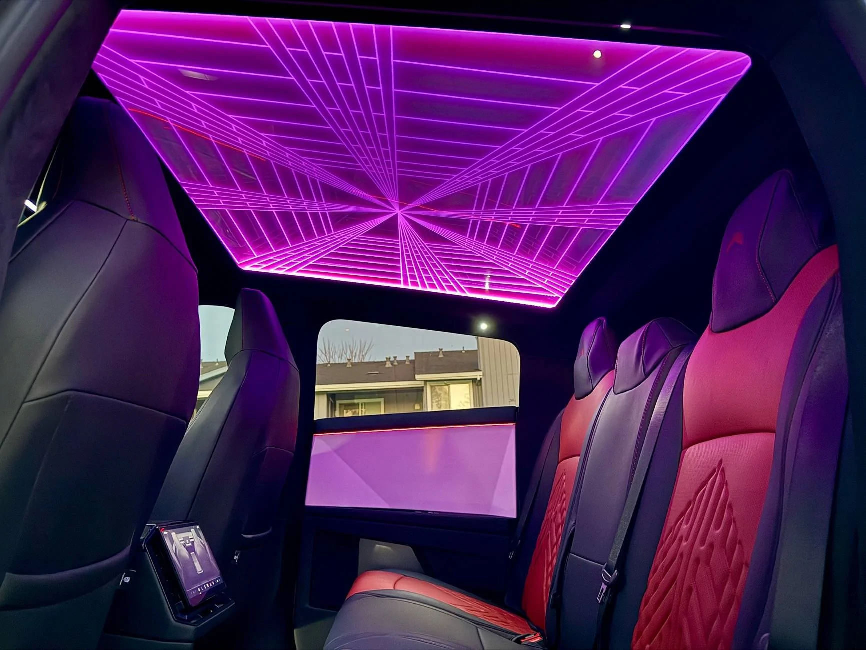 Tesla Cybertruck First Electrochromic RGBW Ambient Roof Light [Review/Install] IMG_1989