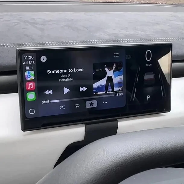 Tesla Cybertruck Exclusive 8.9-Inch Smart Screen Display by Yeslak - with 20% Off for Owners! 1736758685865-q4