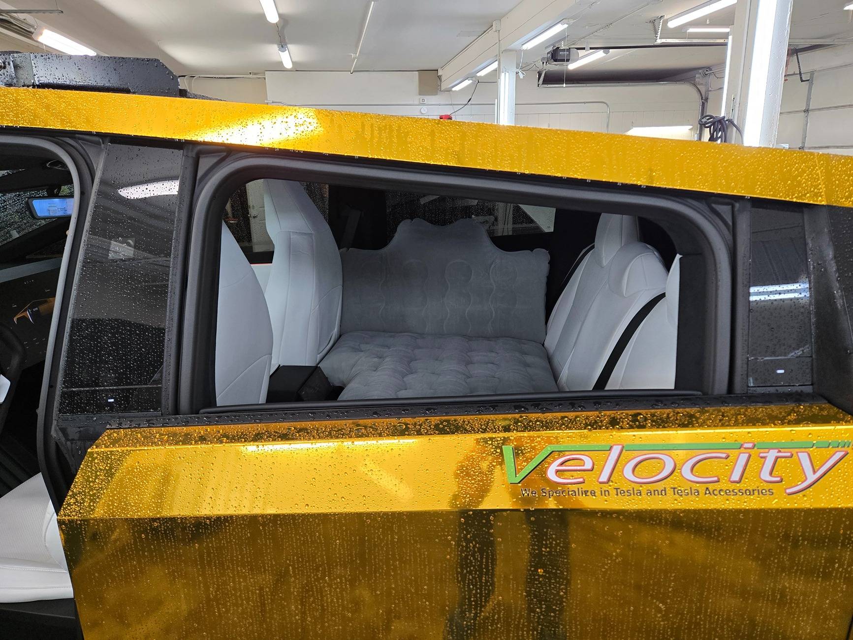 Tesla Cybertruck Teslaunch Giveaway Inflatable Rear Seat Mattress-We’re excited to see this idea come to life thanks to all your suggestions! 1000015158