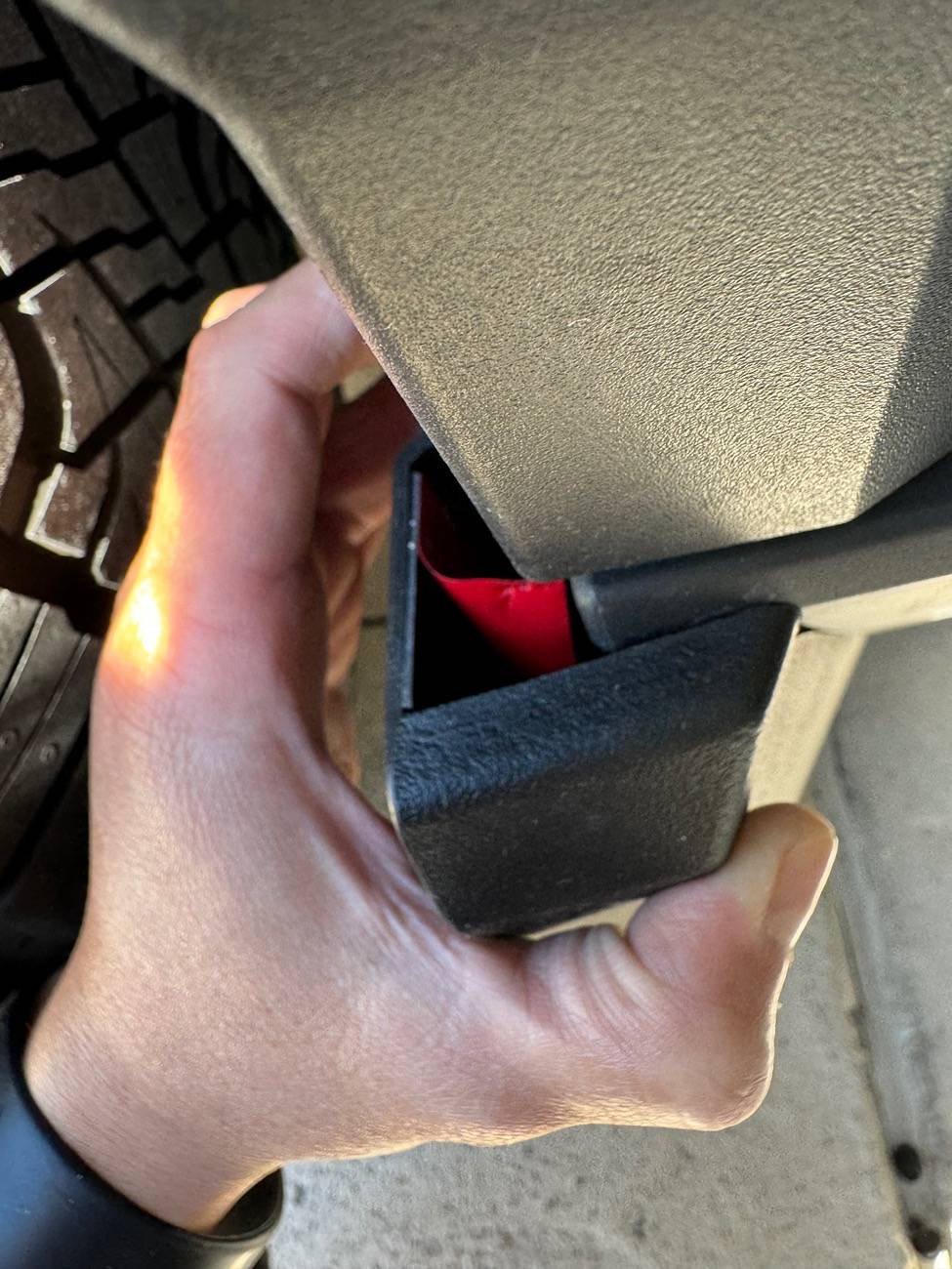 Tesla Cybertruck Installed Tesla OEM Mudflaps today IMG_8910