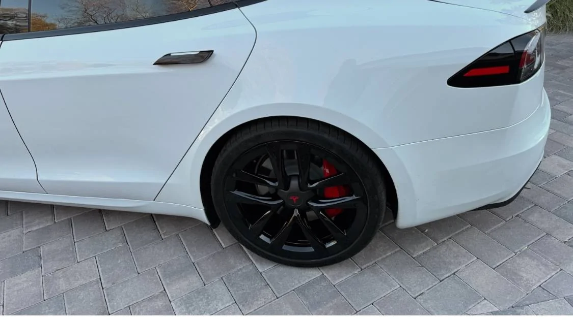 Tesla Cybertruck Powder coating stock wheels IMG_2925
