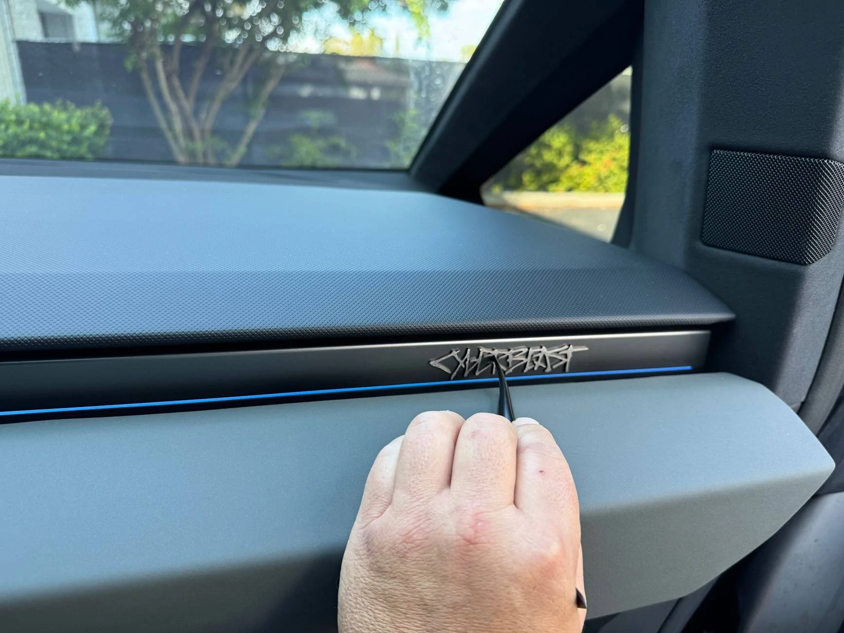 Tesla Cybertruck 🔥 Cyber Monday Launch: New Cyberbeast Graffiti Badges (by Cybertruck.Supply)! 🔥 IMG_5320