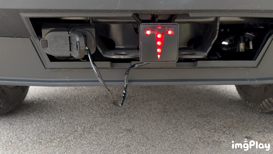 Tesla Cybertruck **Elevate Your Cybertruck with the Ultimate LED Hitch Cover! 🚀** IMB_jBxtC0