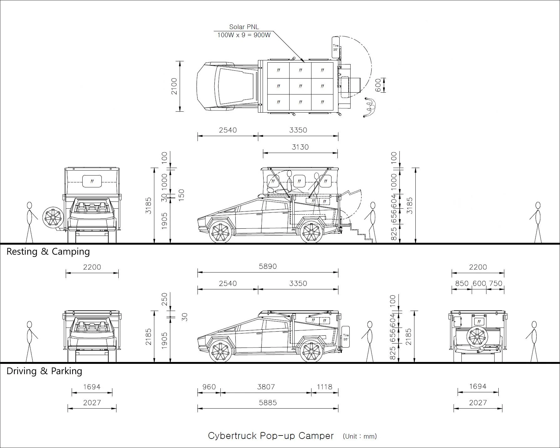 Tesla Cybertruck CT-Popup Camper CT-Popup Camper-20210809-2