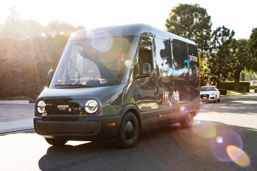 Tesla Cybertruck Rivian is targeting Texas for second truck factory rivian-amazon-electric-delivery-truck_100785843_l