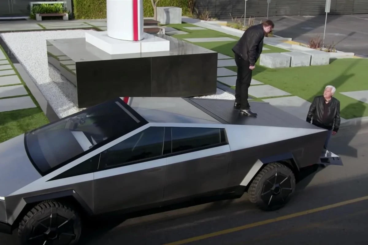 Tesla Cybertruck Real Life Cybertruck Photos Compilation (No renders please) Jay-Leno-Cybertruck