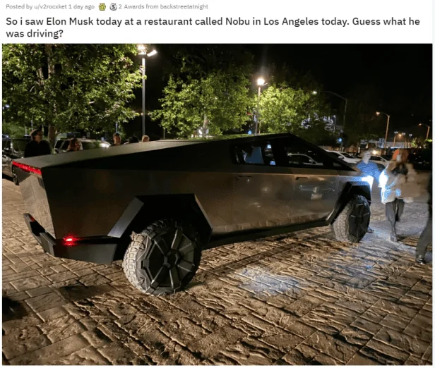 Tesla Cybertruck Real Life Cybertruck Photos Compilation (No renders please) screenshot