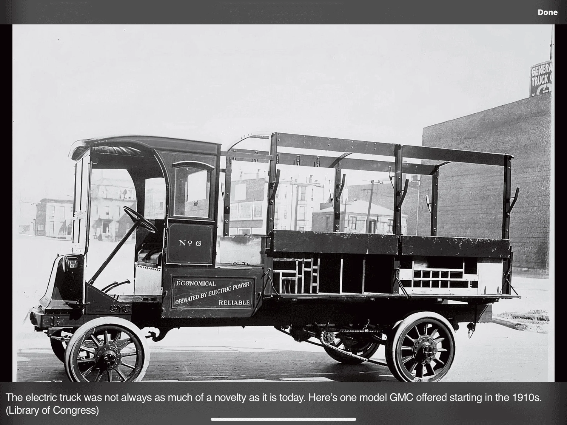 Tesla Cybertruck GMC’s first electric truck. Pre-Tesla D68A97B4-D792-4905-ADCB-080610F8DA65