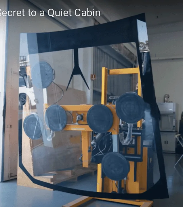 Tesla Cybertruck Cybertruck Windshield Glass spotted in new Tesla glass video? Screen Shot 2021-09-16 at 12.12.44 PM