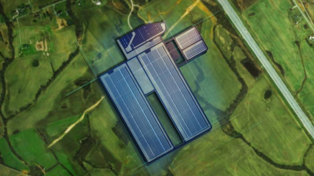 Tesla Cybertruck Ford announces giant new electric pickup truck factory plus three new battery gigafactories BlueOvalSK-Battery-Park_03