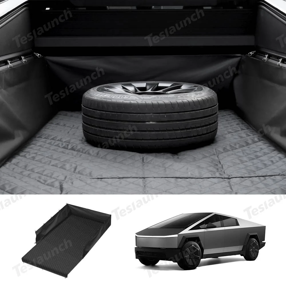 Tesla Cybertruck Cybertruck Truck Bed Cargo & Pet Liner by Teslaunch 7